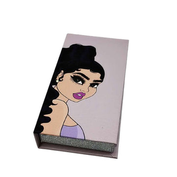 Rectangular Magnet Eyelash Case | Durable Beauty Eyelash Storage Box, Travel-Friendly Lash Organizer by Glamour by Forerunner