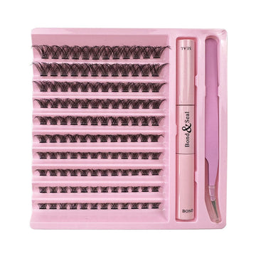Self-Grafting Single Cluster Eyelash Set | Beginner Friendly, High-Quality Synthetic Lashes by Glamour by Forerunner