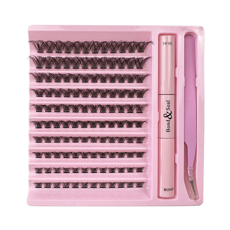 Self-Grafting Single Cluster Eyelash Set | Beginner Friendly, High-Quality Synthetic Lashes by Glamour by Forerunner
